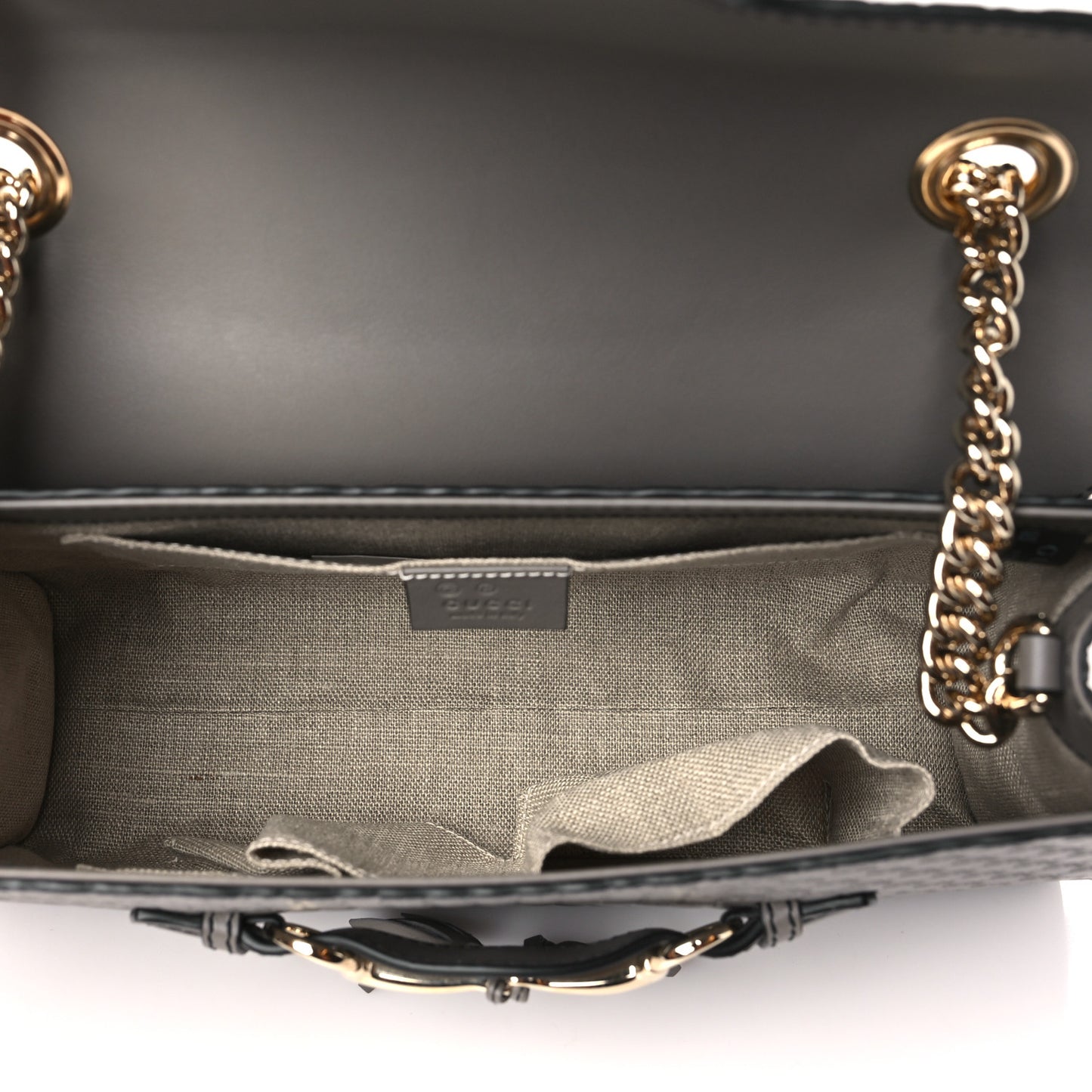 Soft Microguccissima Medium Emily Chain Shoulder Bag Loess