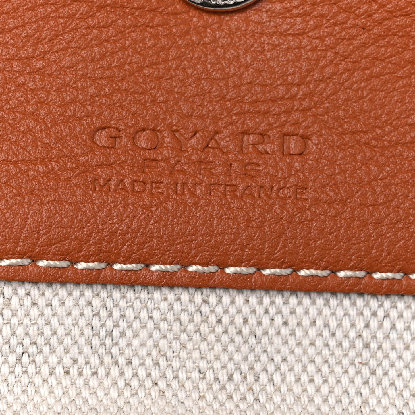 Goyardine Reversible Anjou PM Black Gold