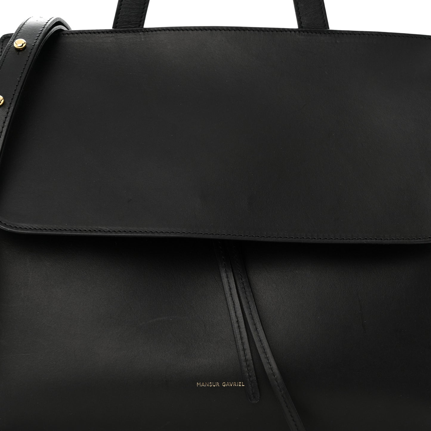 Calfskin Lady Bag Black Flamma