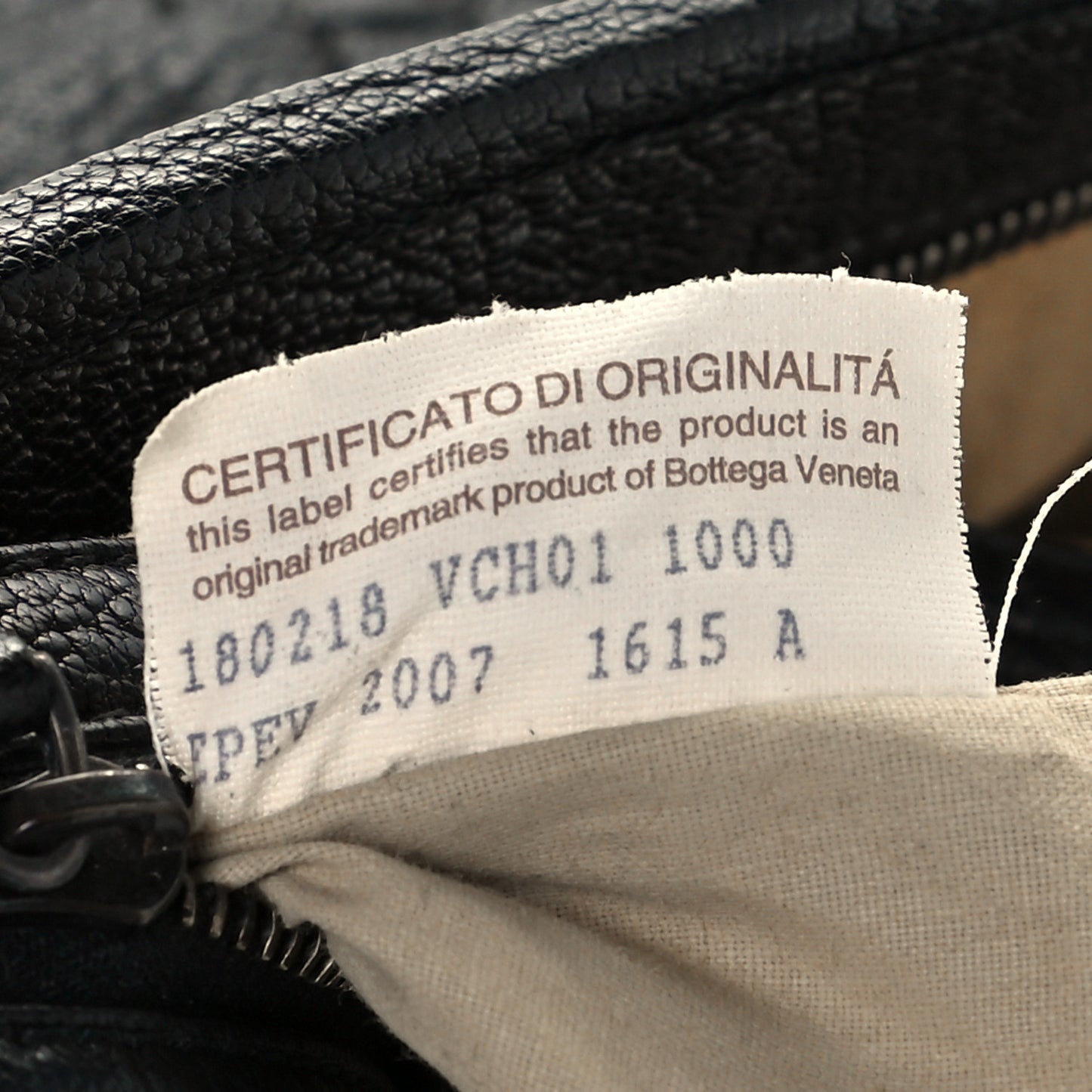 Cervo Deerskin Woven Hobo Black
