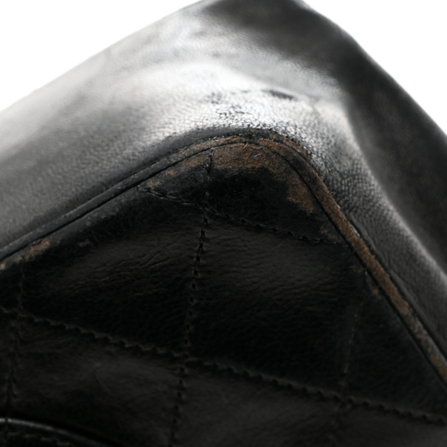 Chanel Lambskin Quilted Medium Double Flap Black 14 of 24