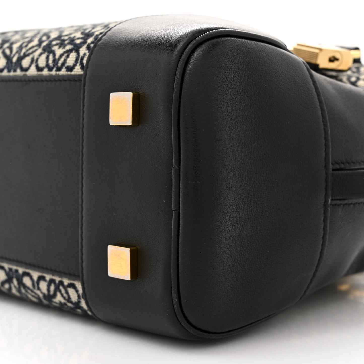 Jacquard Anagram Calfskin Amazona 19 Black Navy