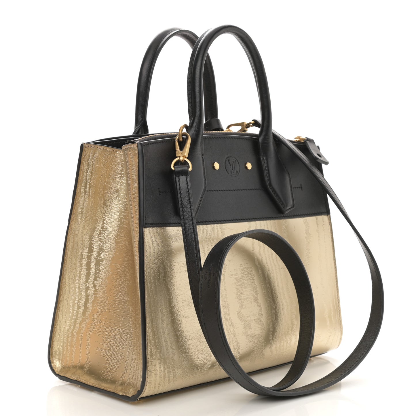 Calfskin City Steamer PM Gold