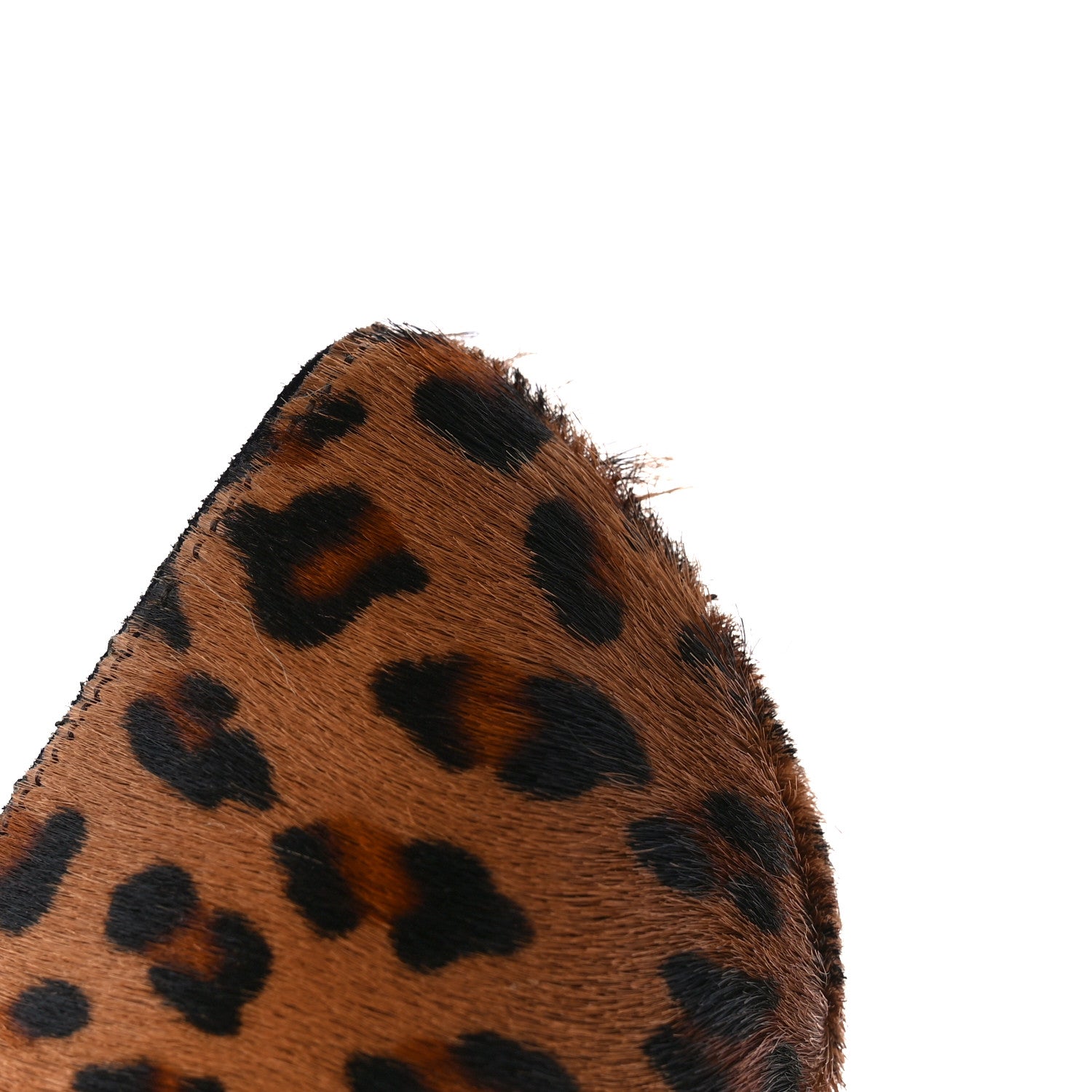 Fendi Pony Hair Leopard Platform Pumps 37 Natural 9 of 11
