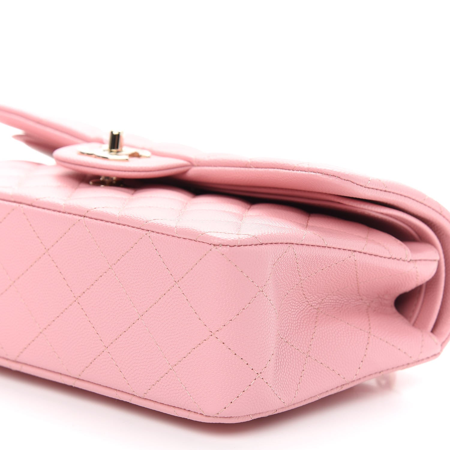 Chanel Caviar Quilted Small Double Flap Pink 8 of 8