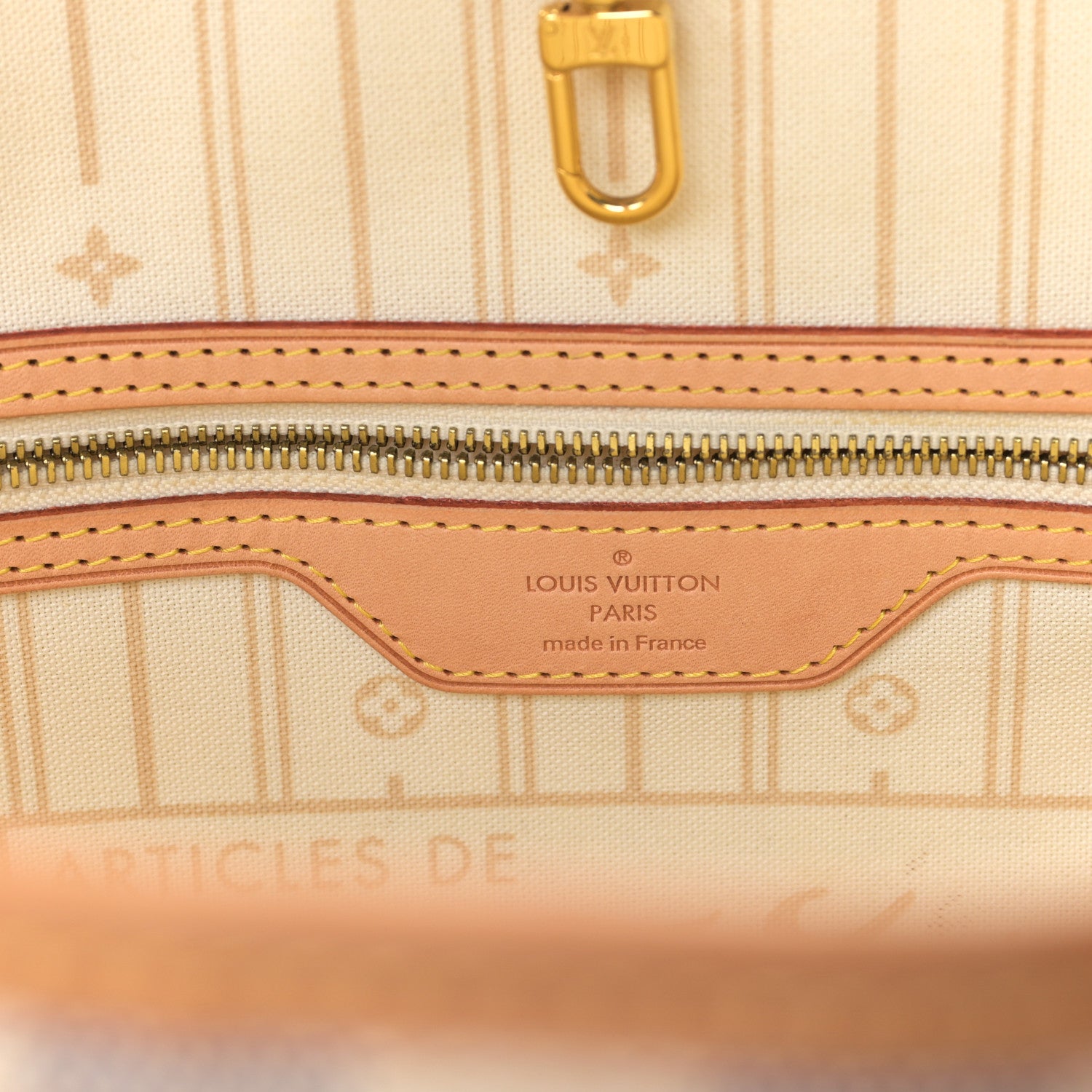 Louis Vuitton Damier Azur Neverfull MM 6 of 8