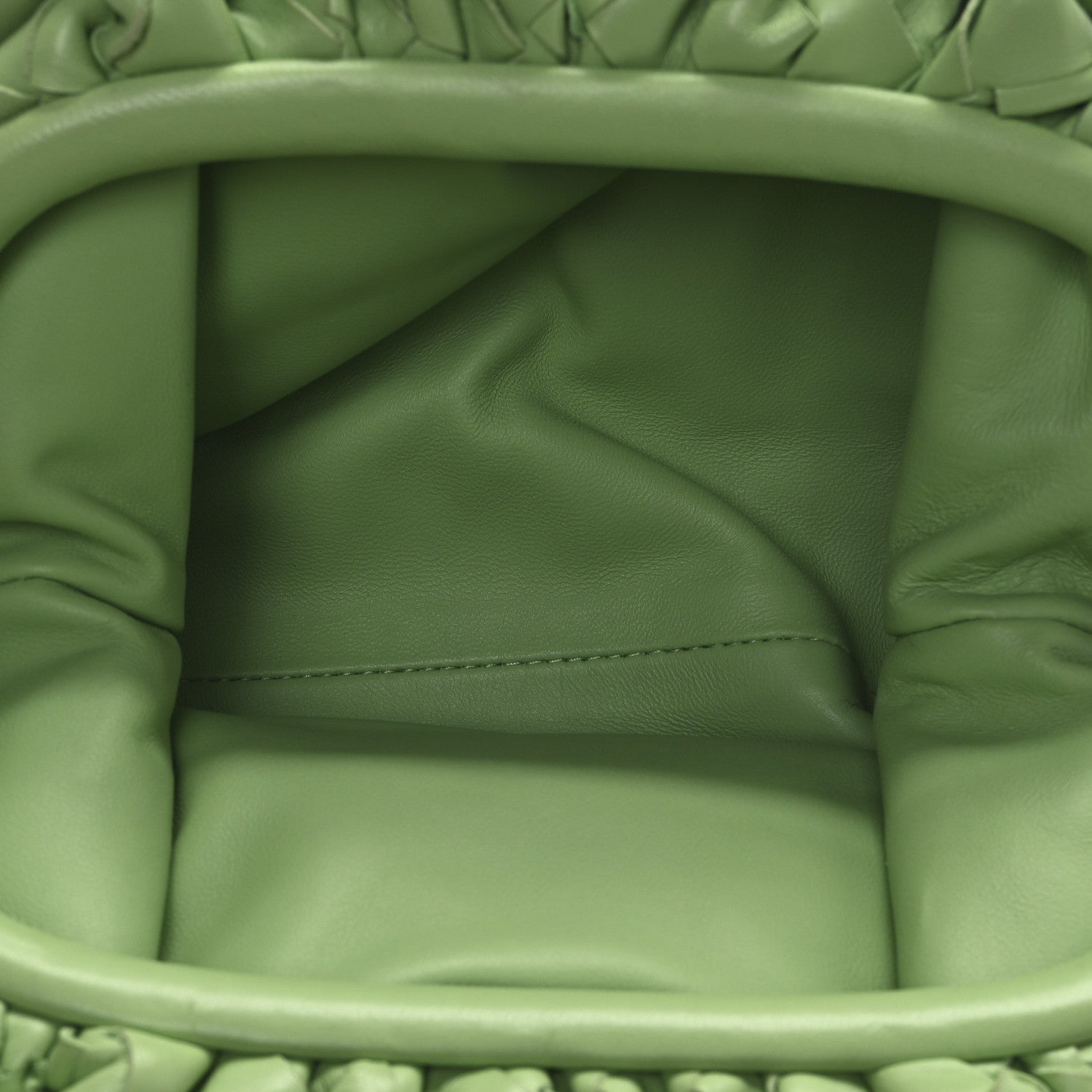 Bottega Veneta Nappa Intrecciato The Mini Pouch Pistachio 5 of 13