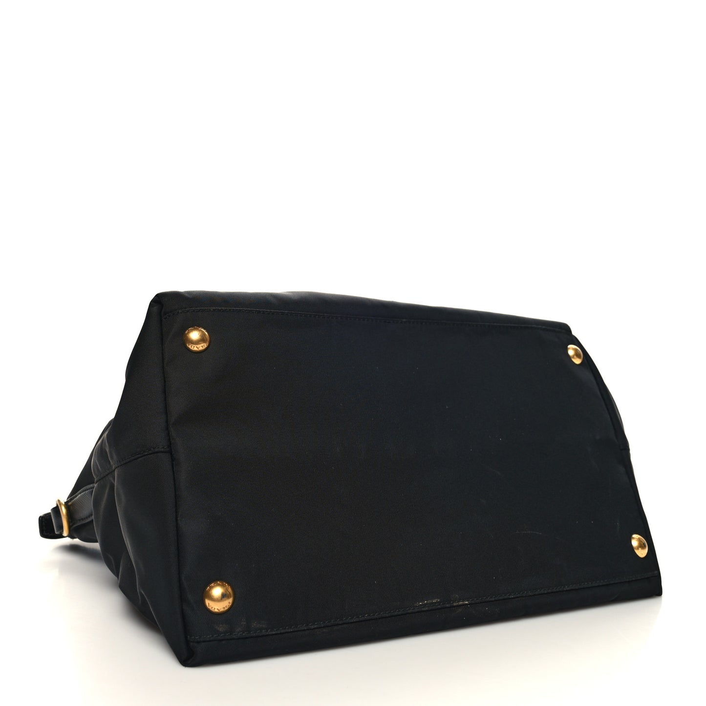 Tessuto Nylon Saffiano Tote Black