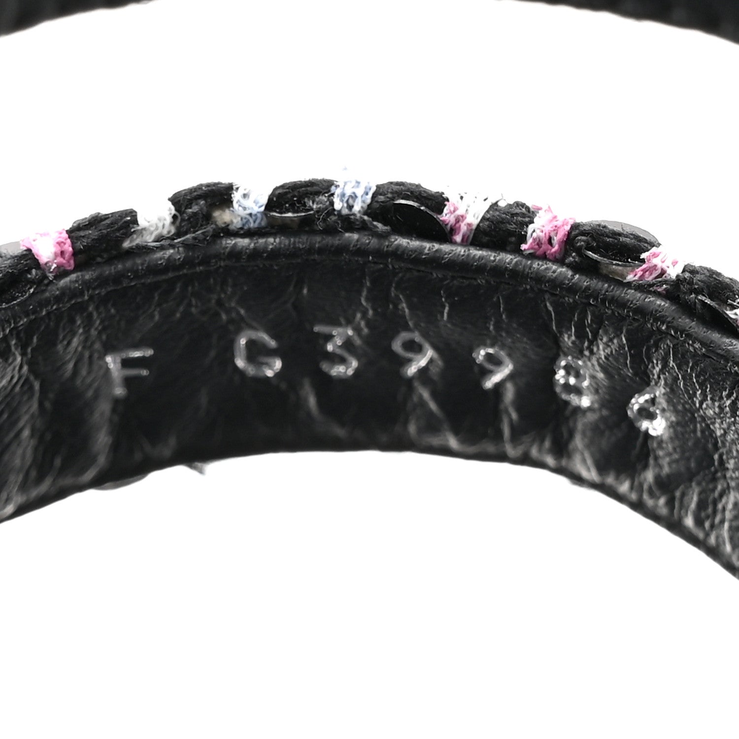 Chanel Glittered Tweed Lambskin Dad Sandals 39.5 Black White 8 of 9