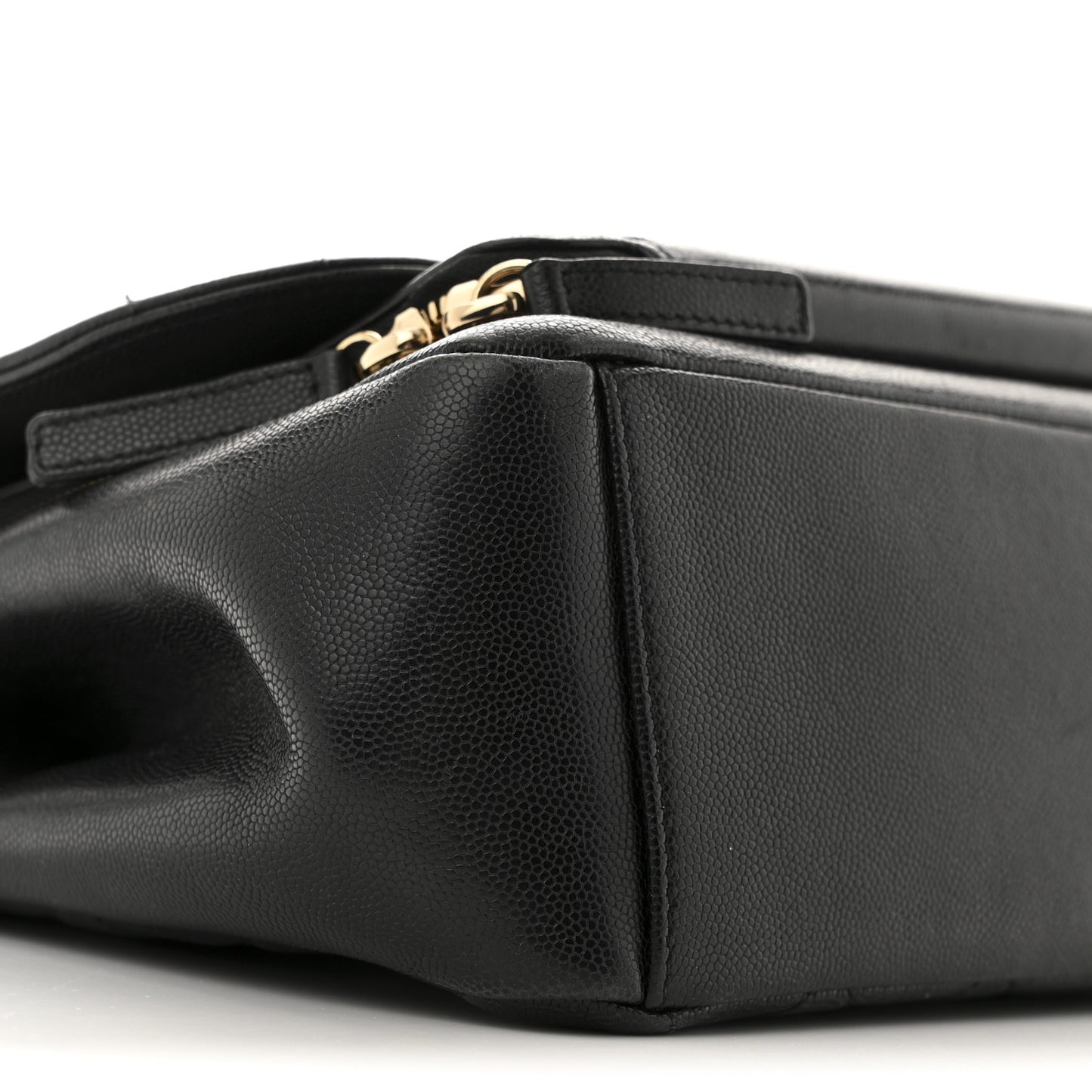 Caviar Quilted Large Business Affinity Flap Black