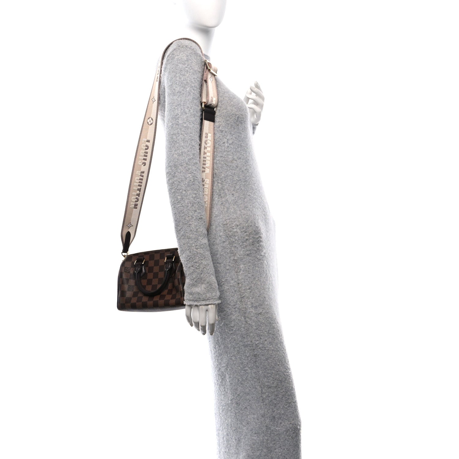 Louis Vuitton Damier Ebene Speedy Bandouliere 20 2 of 10