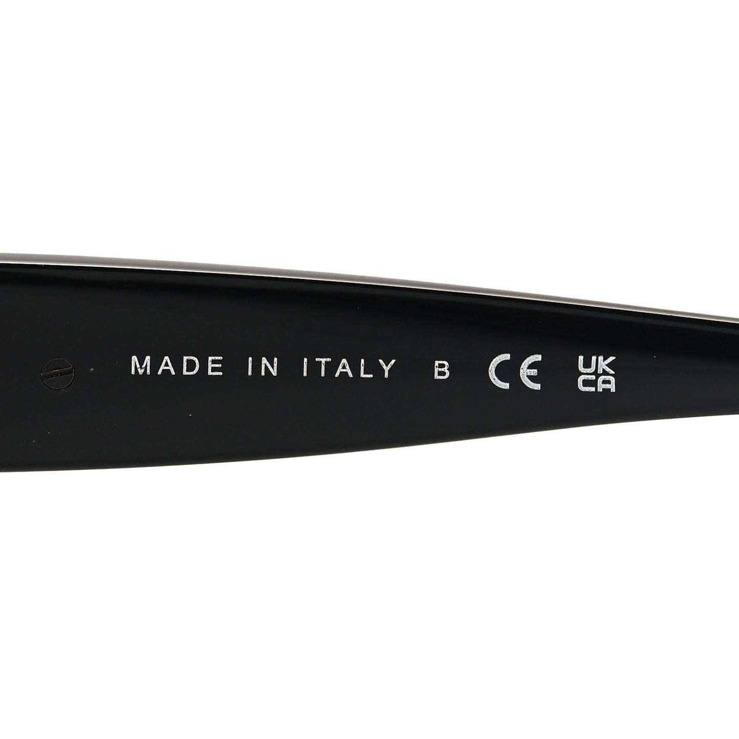 Acetate Charms Pearl Square Sunglasses 5479-A Black Gold