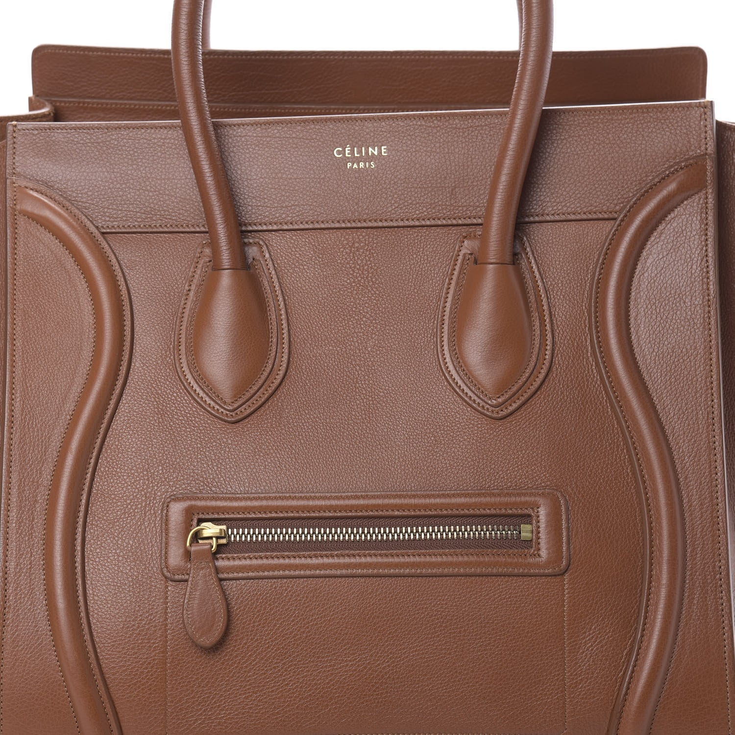 Celine Baby Calfskin Mini Luggage Caramel 8 of 12