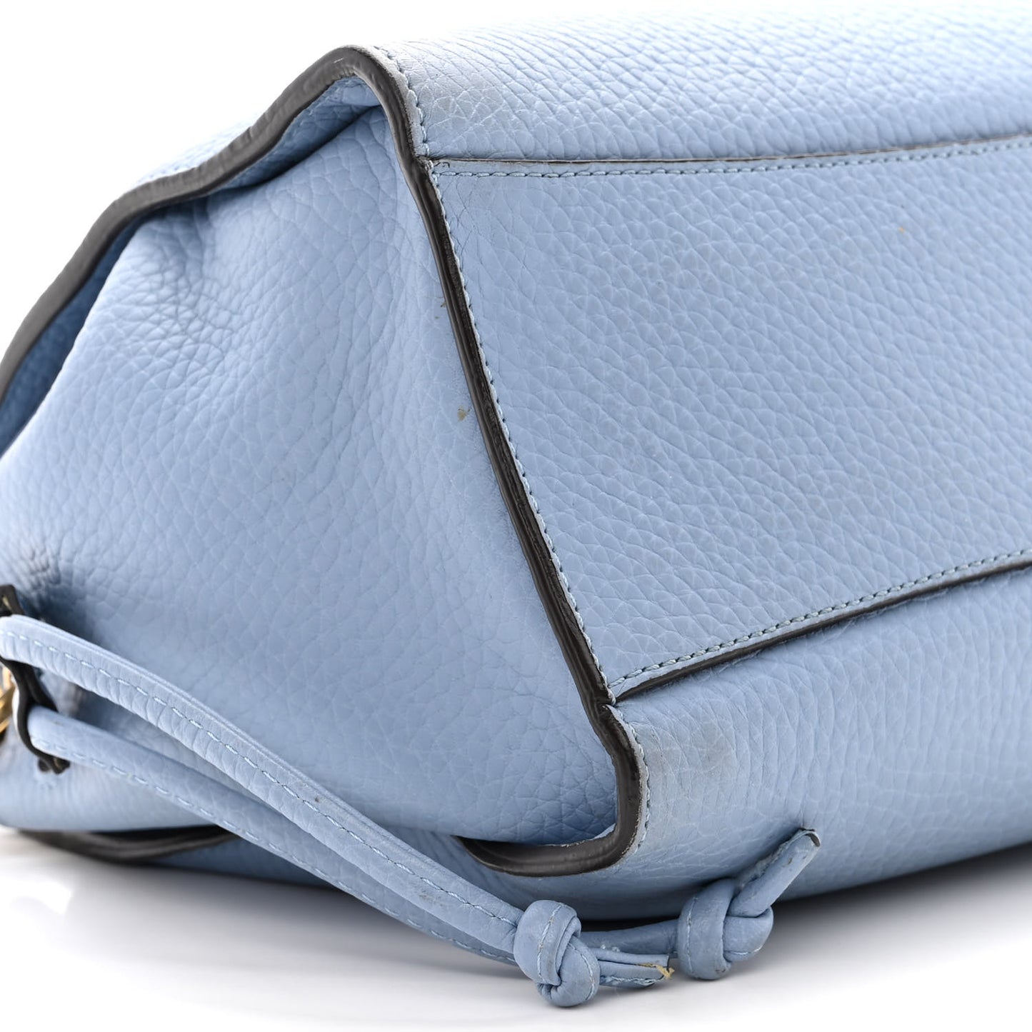 Heavy Grain Small Iris Tote Blue