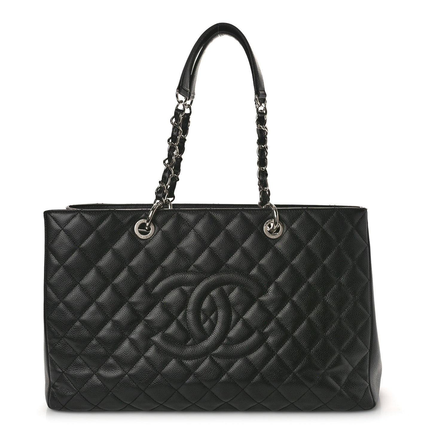 Caviar Quilted XL Grand Shopping Tote GST Black