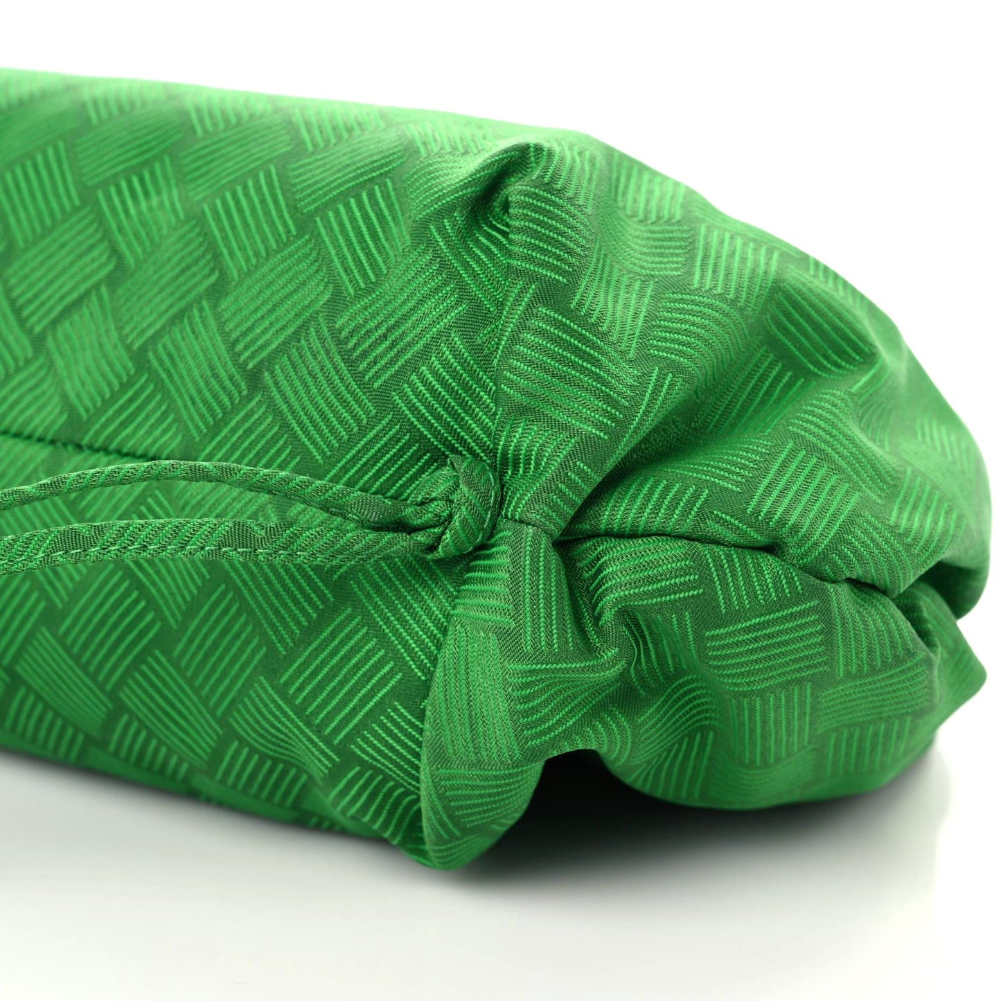 Fabric Intrecciato Medium The Point Triangle Bag Parakeet