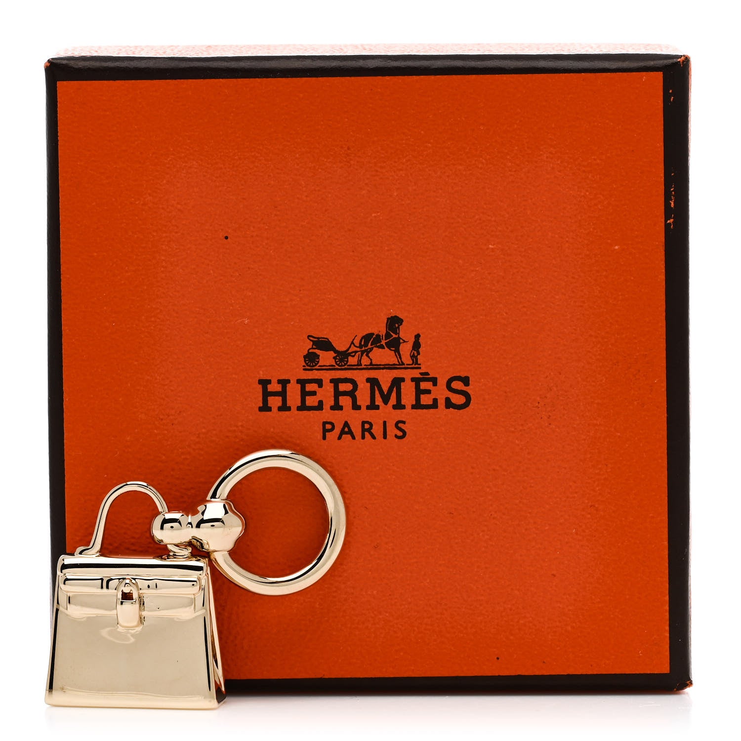 Hermes Permabrass Mini Kelly Twilly Ring 4 of 4
