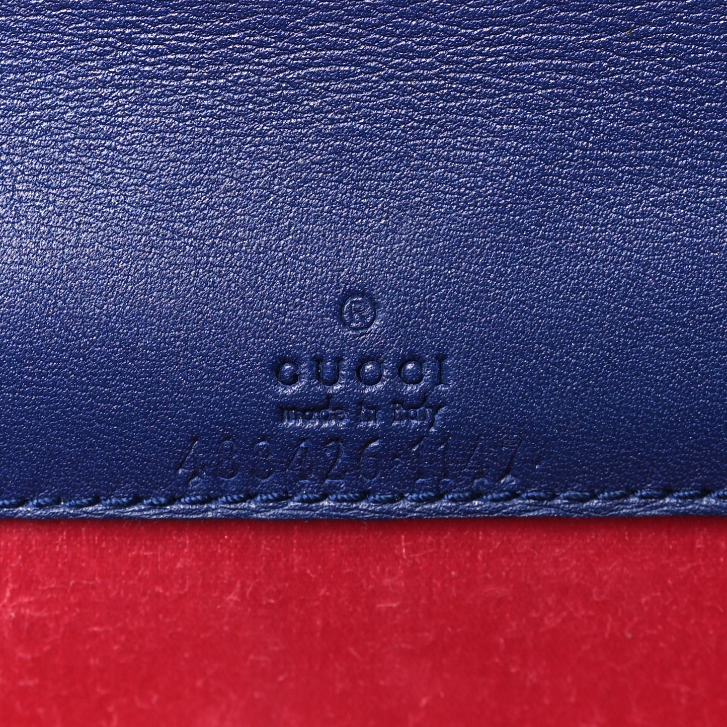 Velvet Matelasse GG Marmont Mini Bag Cobalt Blue