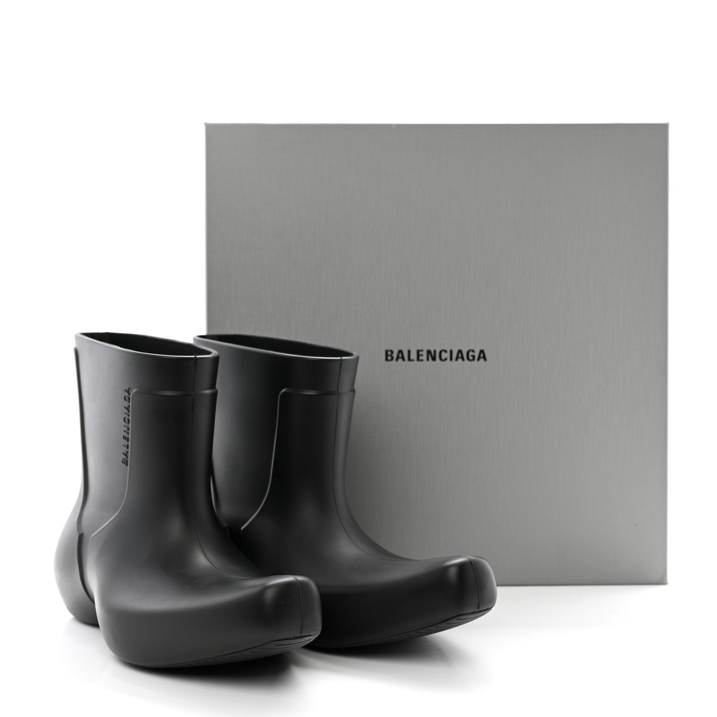 Rubber Excavator Mens Bootie 41 Black