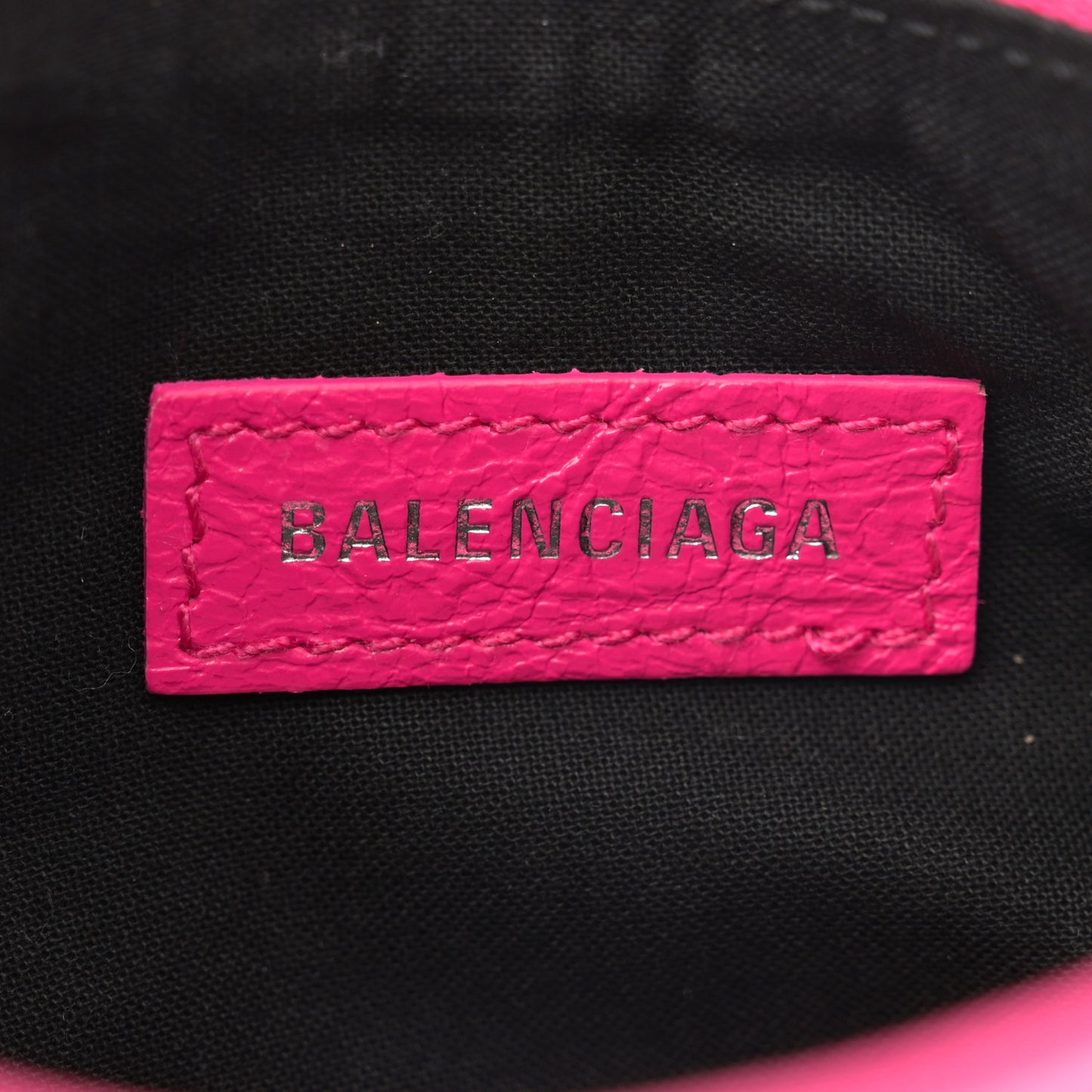 Agneau Arena Le Cagole Shoulder Bag XS Hot Pink