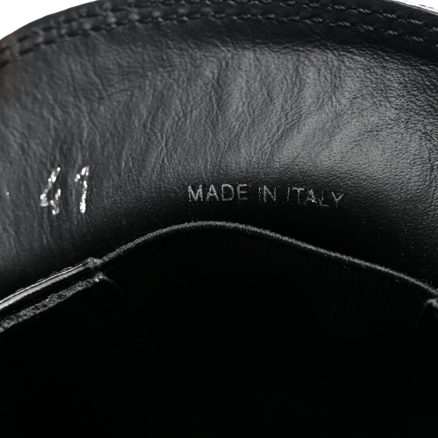 Spazzolato Metal Triangle Logo 50mm Loafers 41 Black