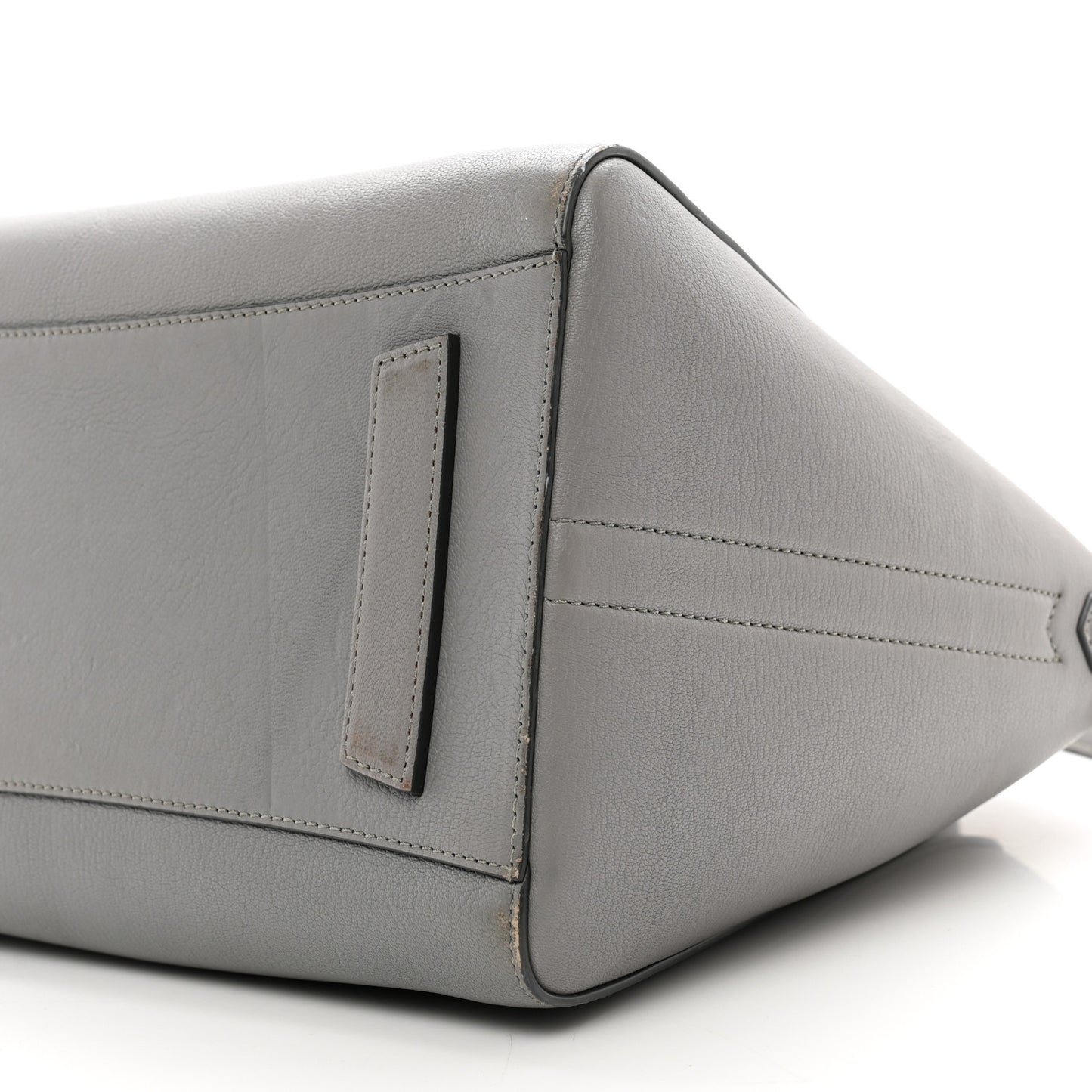 Sugar Goatskin Medium Antigona Pearl Grey