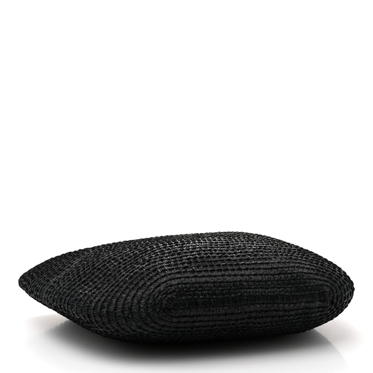 Raffia Small Mari Tote Black