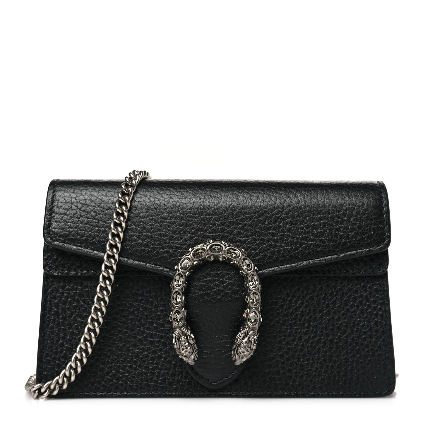 Calfskin Super Mini Dionysus Shoulder Bag Black