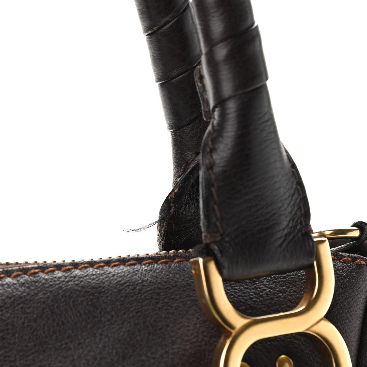 Calfskin Medium Marcie Satchel Truffle