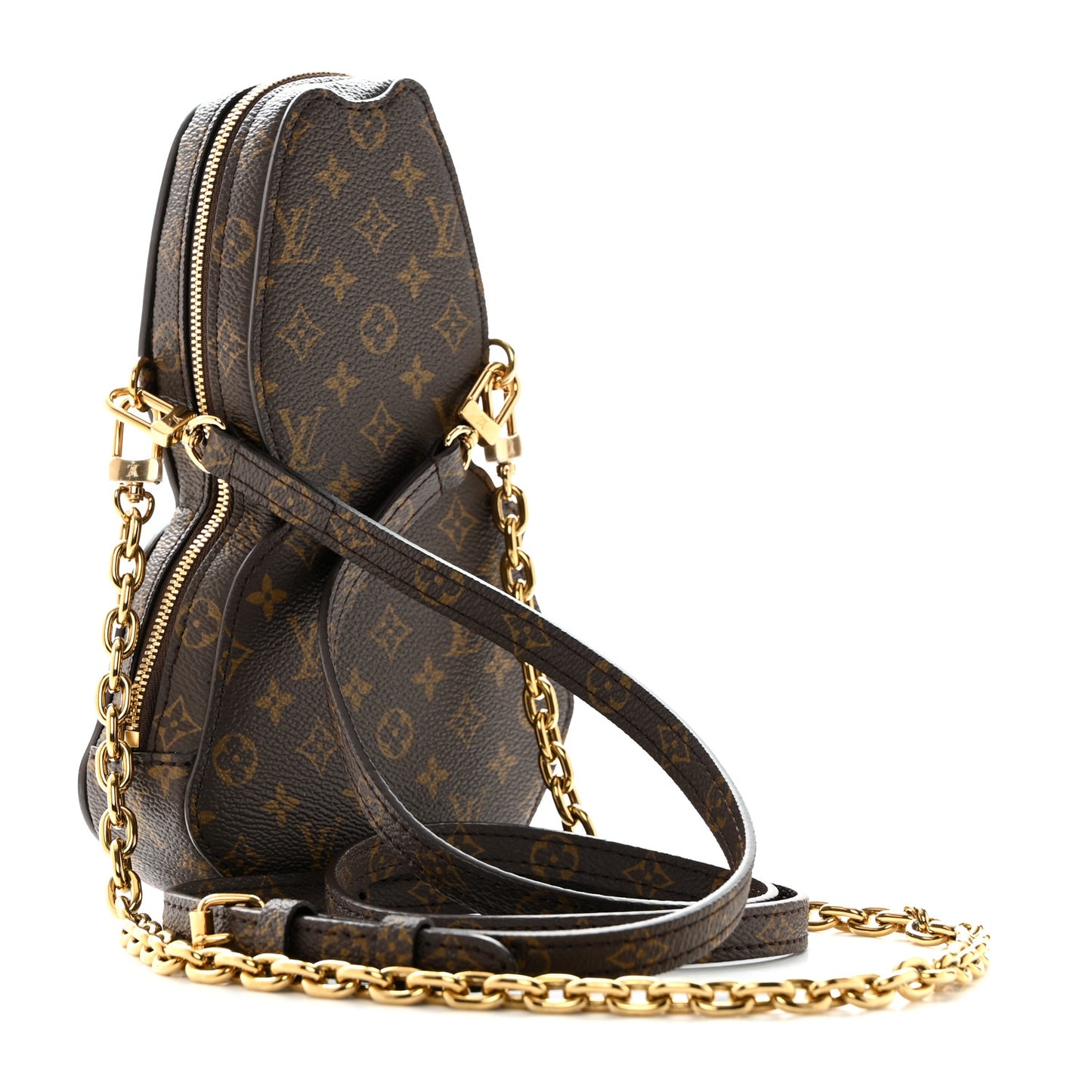 Monogram Rabbit Wallet On Chain Pink