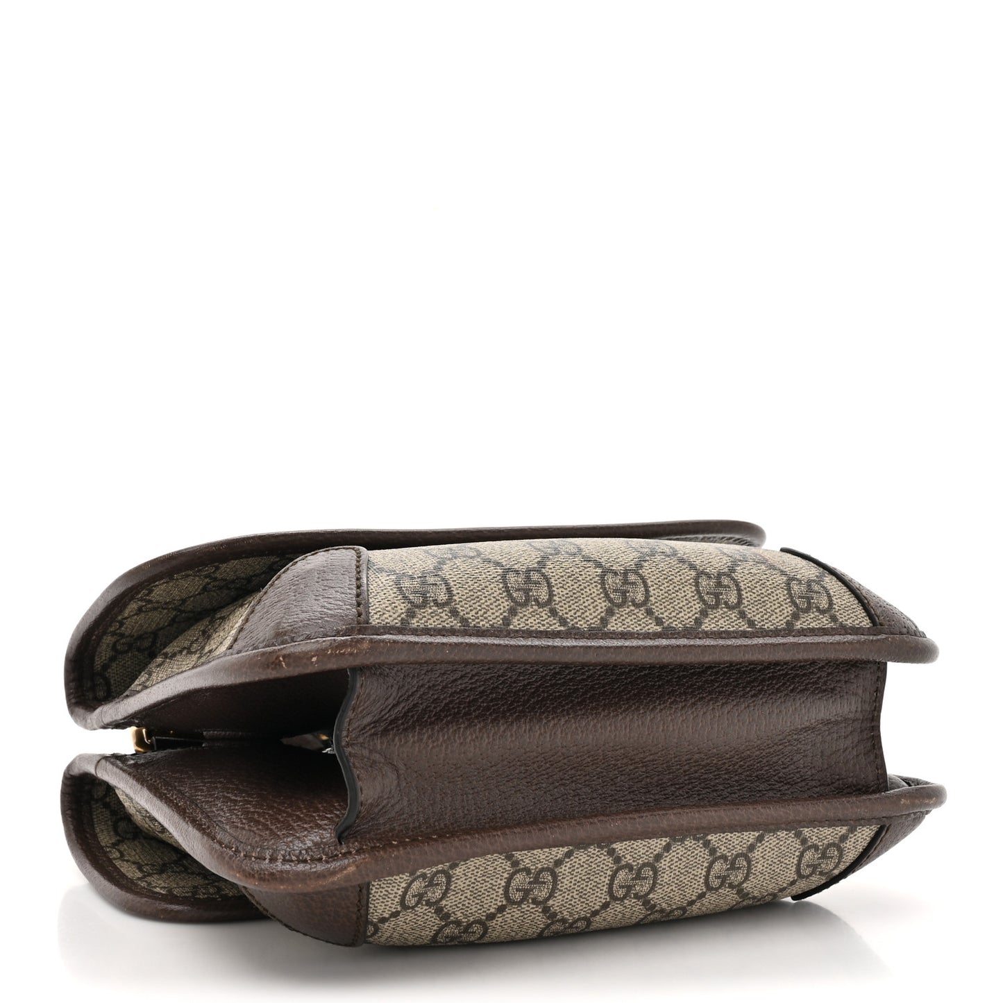 GG Supreme Monogram Web Small Neo Vintage Double Flap Messenger Bag Beige New Acero