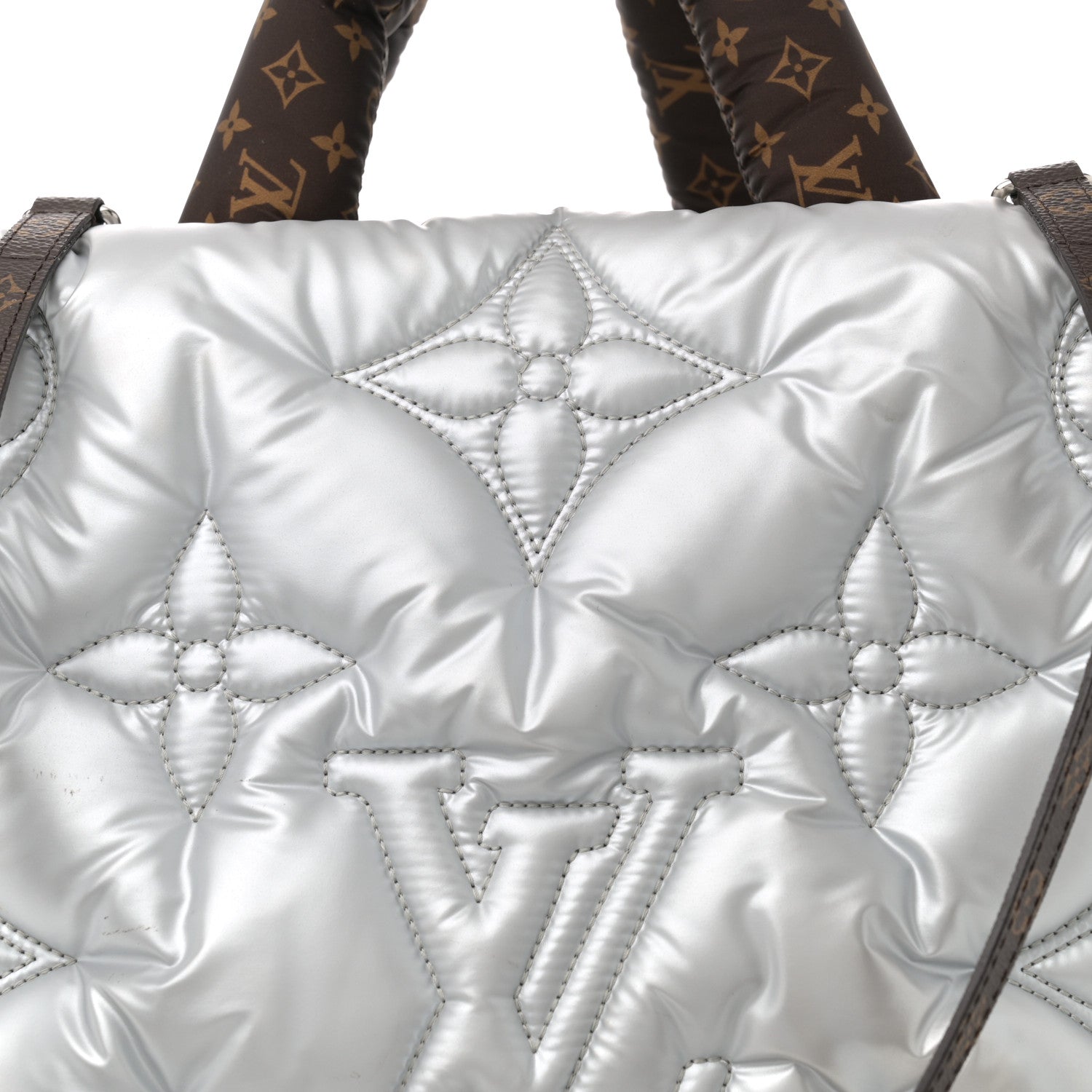 Louis Vuitton Econyl Monogram Pillow Giant Onthego GM Silver 7 of 10