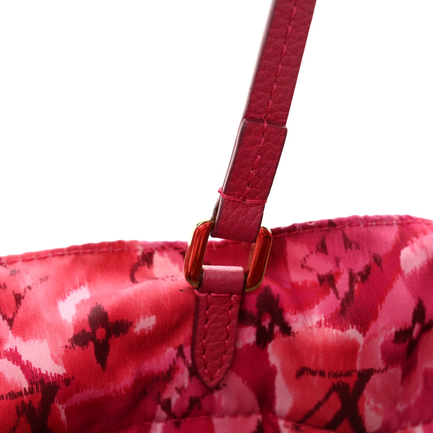 Louis Vuitton Nylon Monogram Ikat Noefull MM Rose Indien 12 of 13