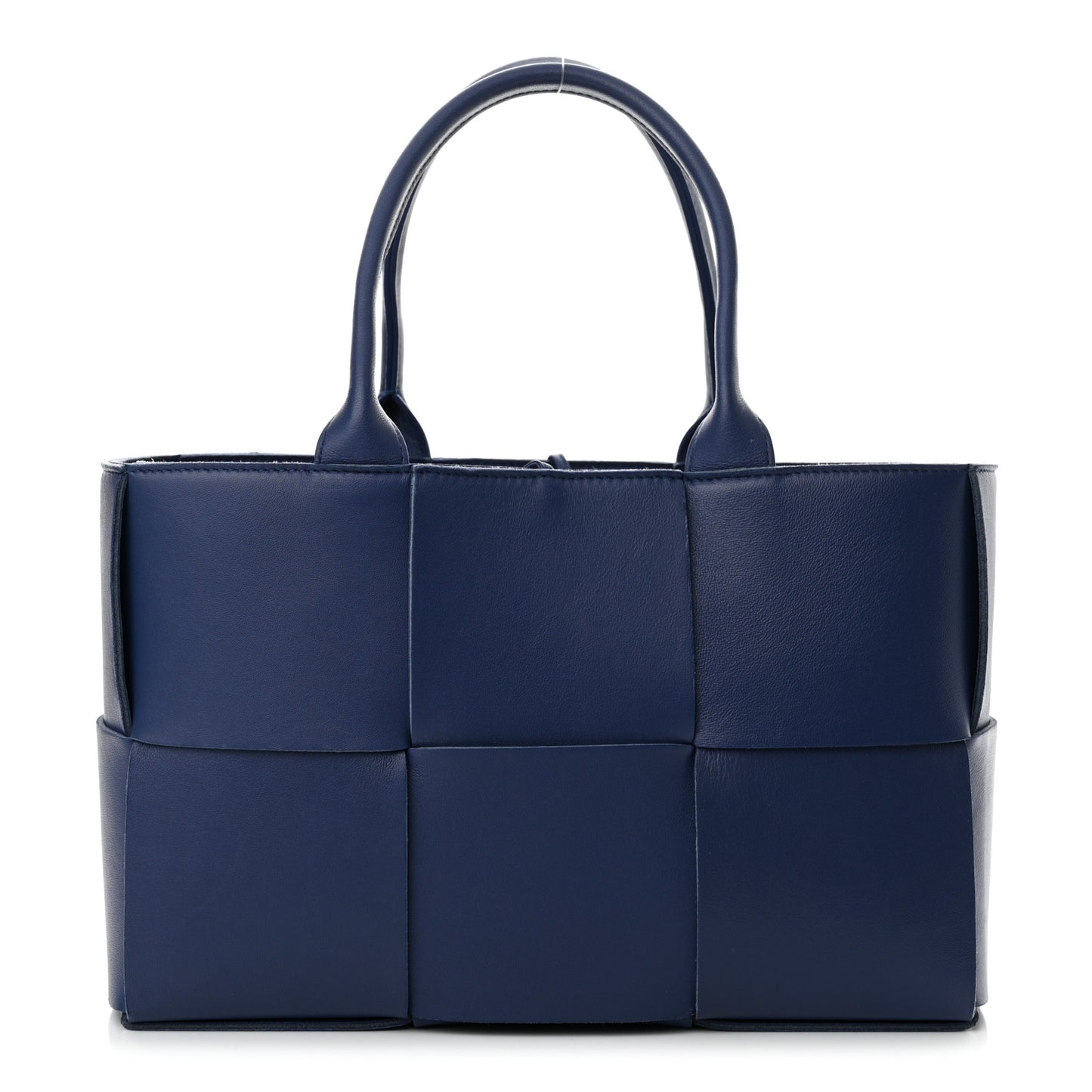 Smooth Calfskin Intrecciato Small Arco Tote Cruise