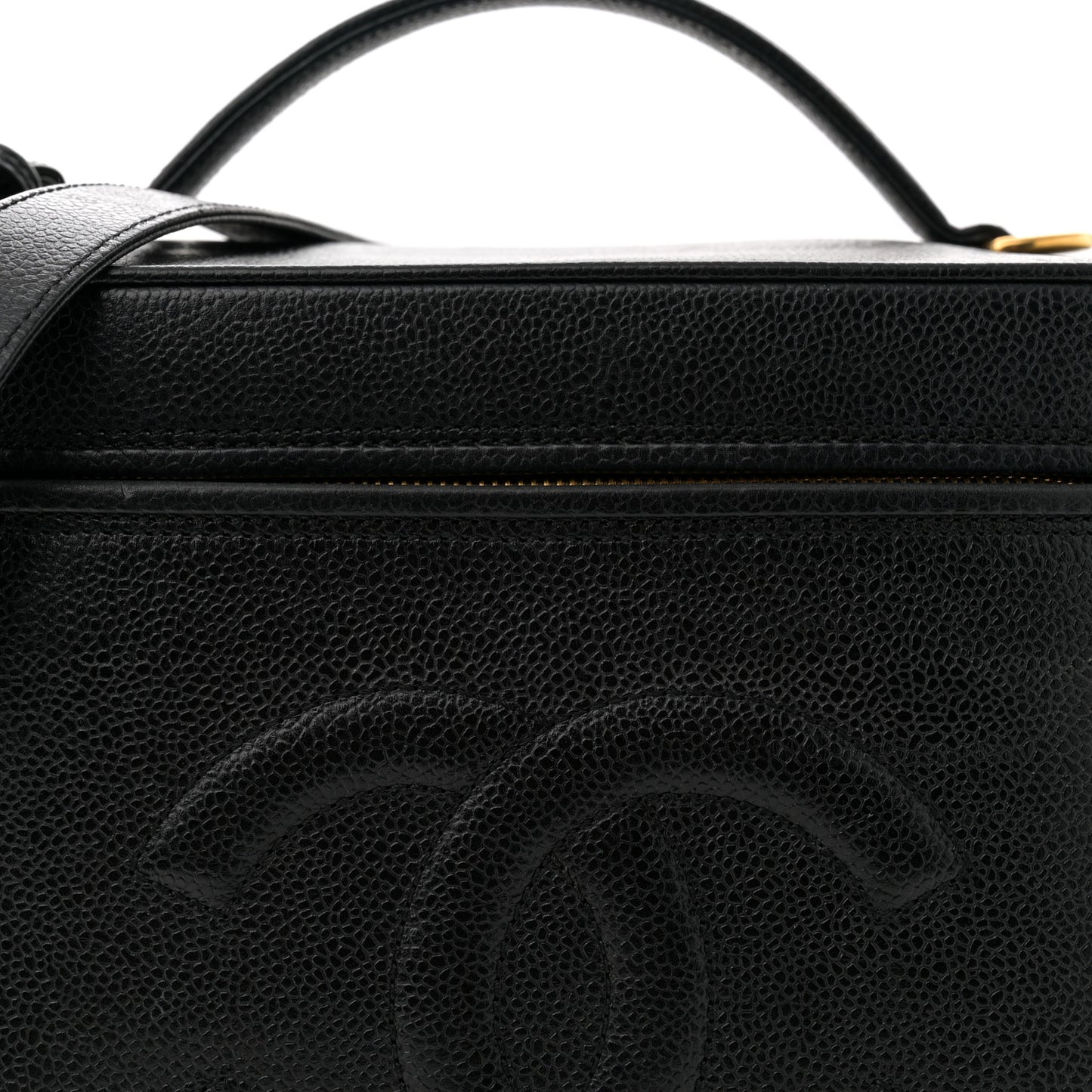 Caviar CC Vanity Train Case Black