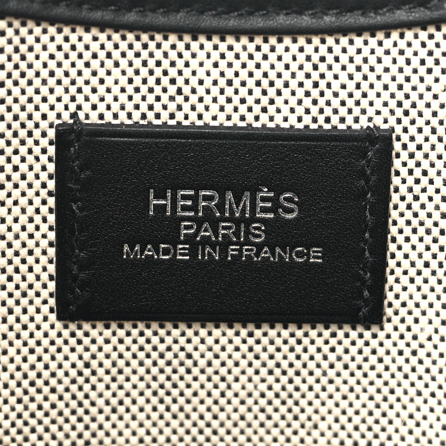 Hermes Canvas Swift Arcon Ecru Black 6 of 11