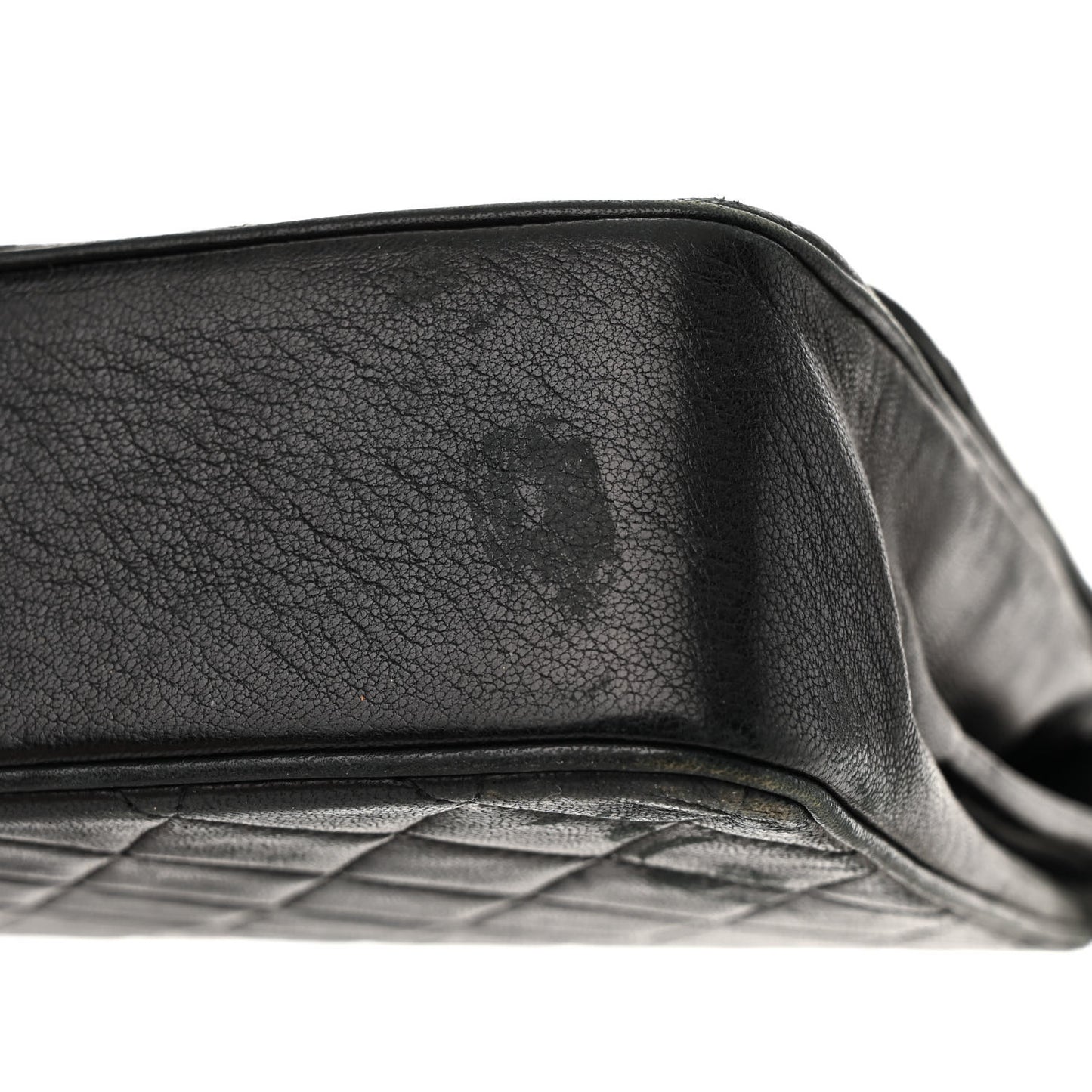Lambskin Quilted Medium Single Flap Black