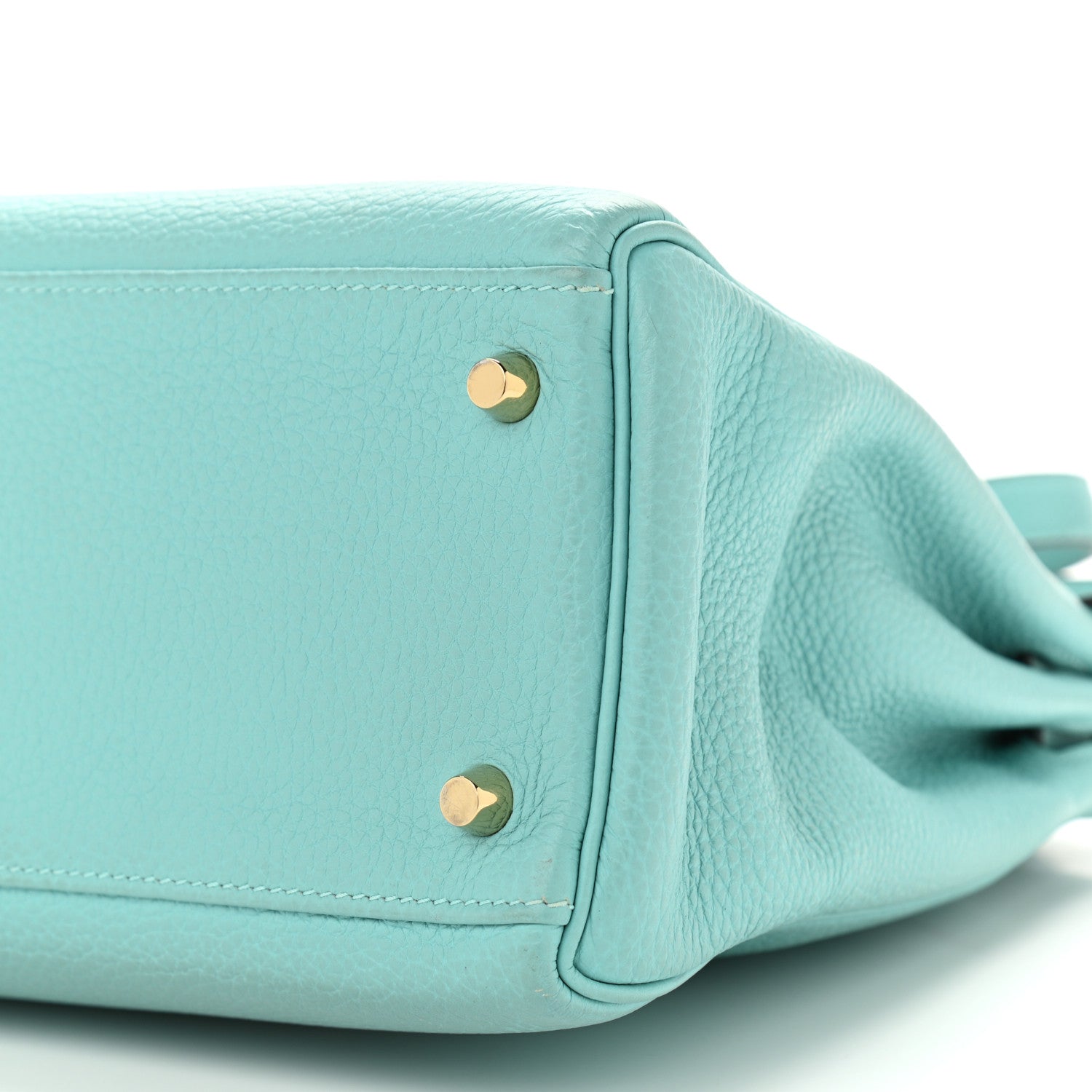 Hermes Togo Kelly Retourne 32 Bleu Atoll 6 of 17