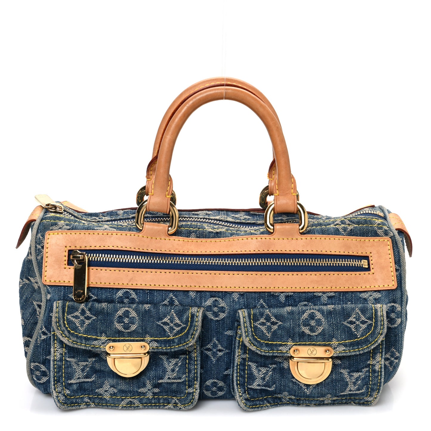 Monogram Denim Neo Speedy Blue
