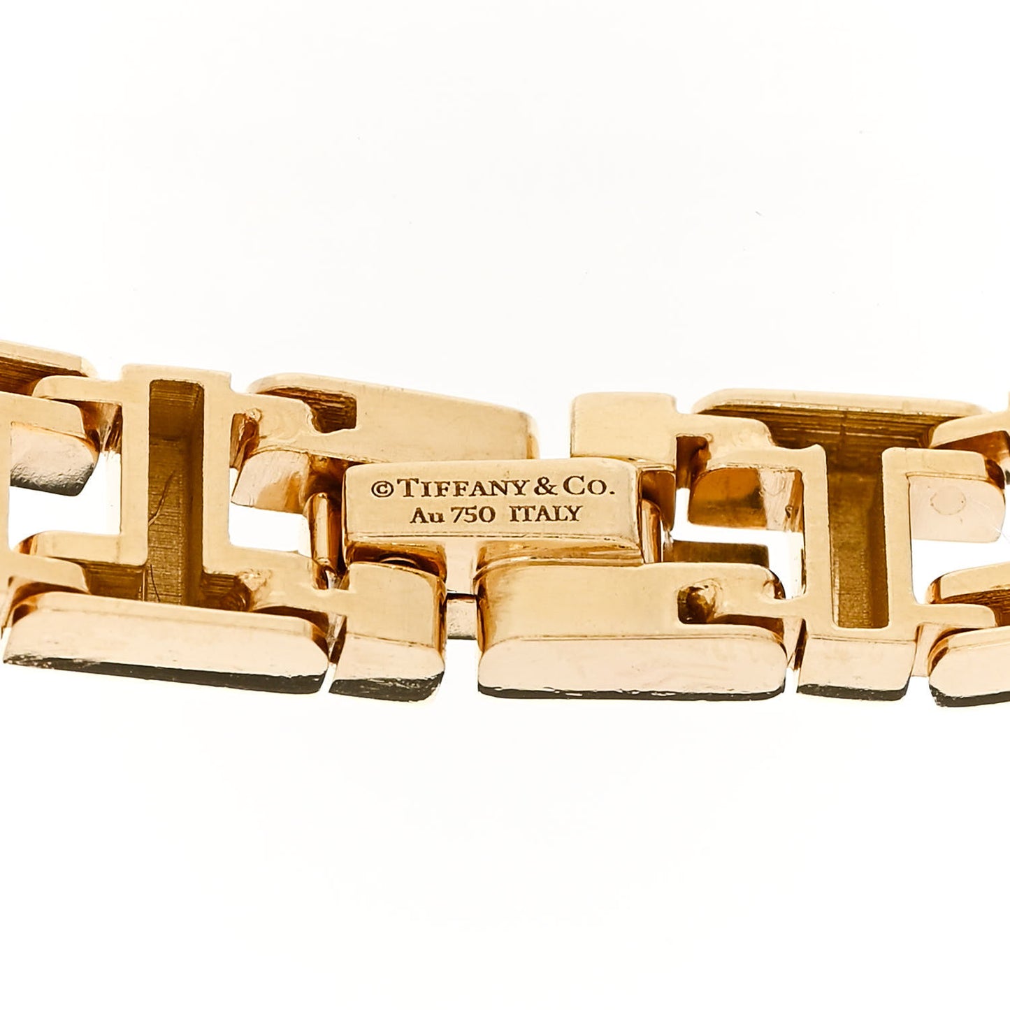 18K Yellow Gold Narrow T True Bracelet