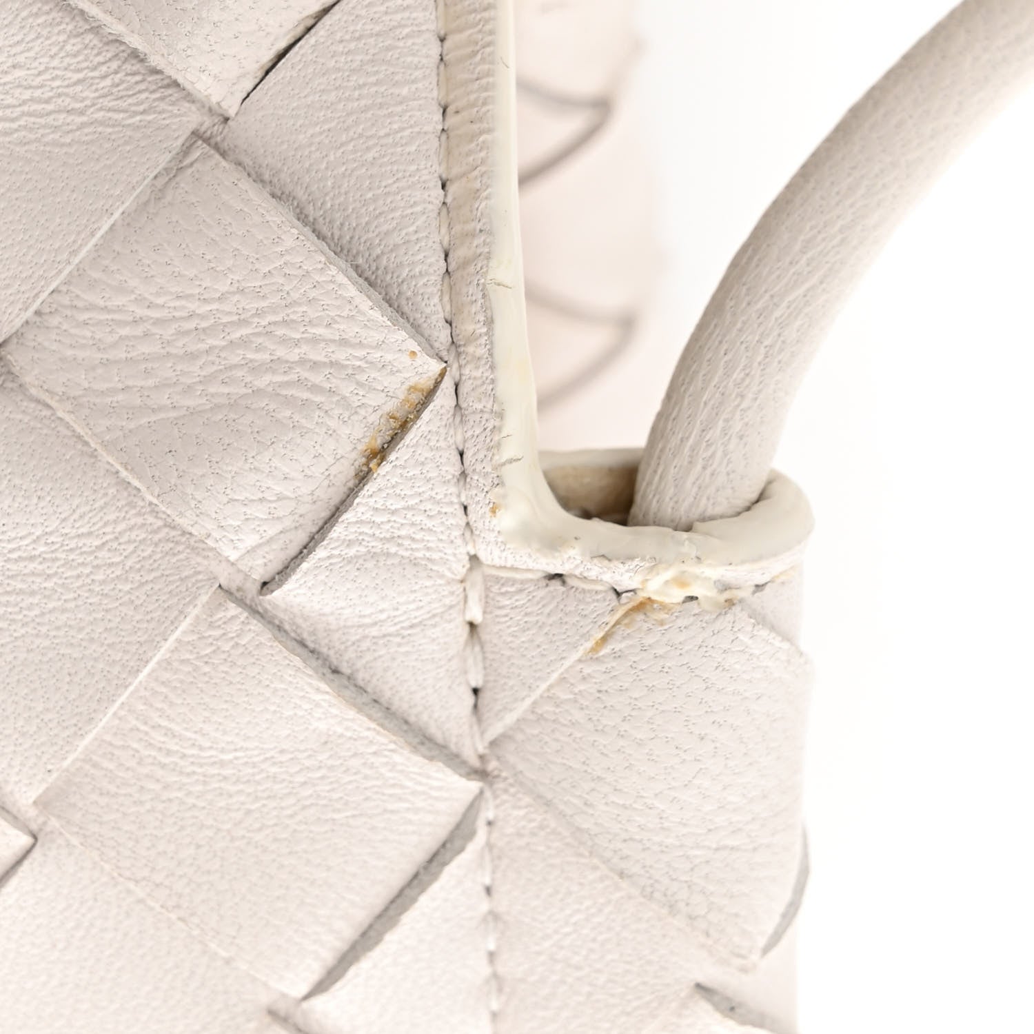 Bottega Veneta Nappa Intrecciato Medium Knot Flap Crossbody White 12 of 13