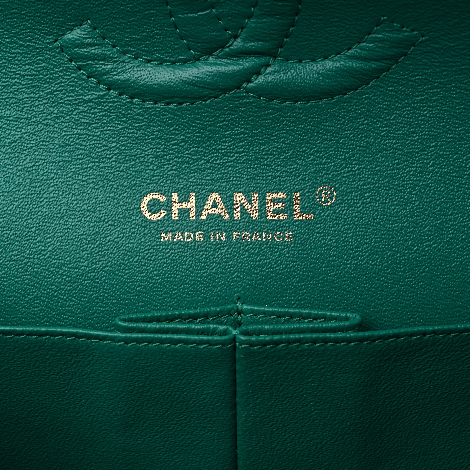 Chanel Tweed Quilted Medium Double Flap Multicolor Green 6 of 9