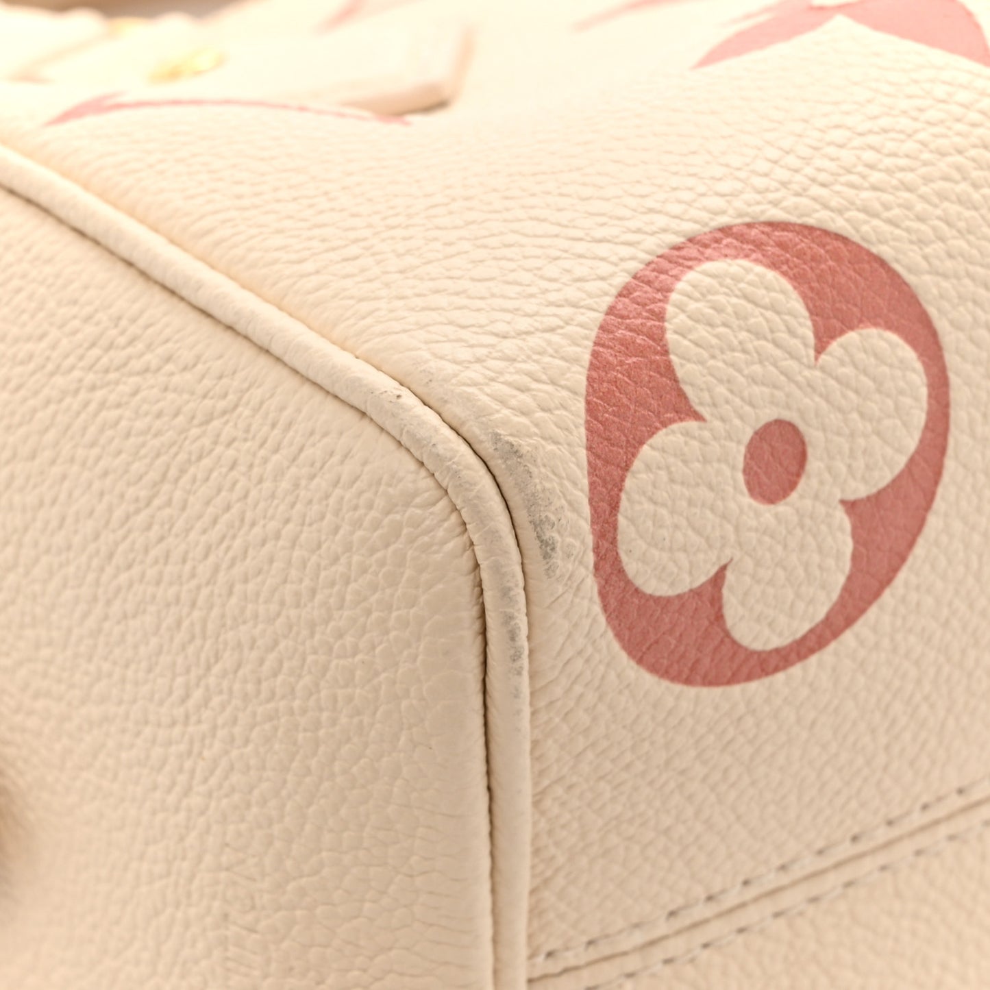 Empreinte Monogram Giant Speedy Bandouliere 20 Creme Rose Trianon