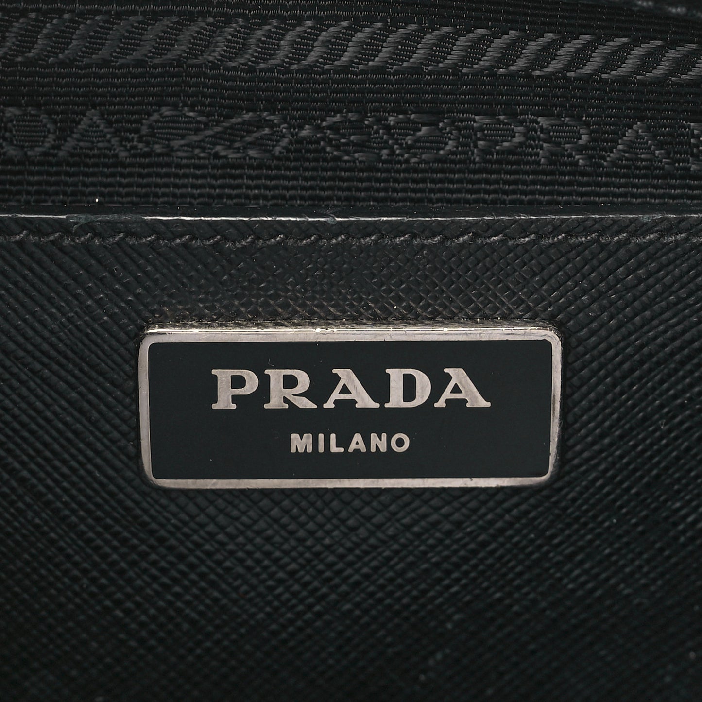 Saffiano Lux Studded Crystal Medium Galleria Double Zip Tote Black