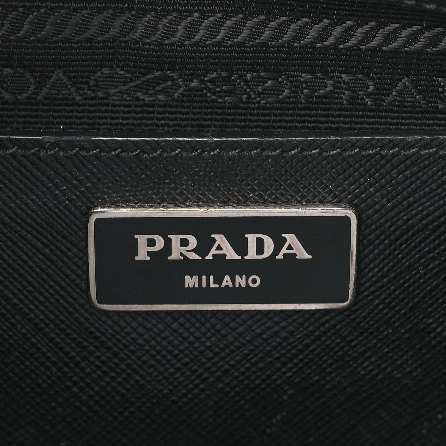 Prada Saffiano Lux Studded Crystal Medium Galleria Double Zip Tote Black 6 of 8