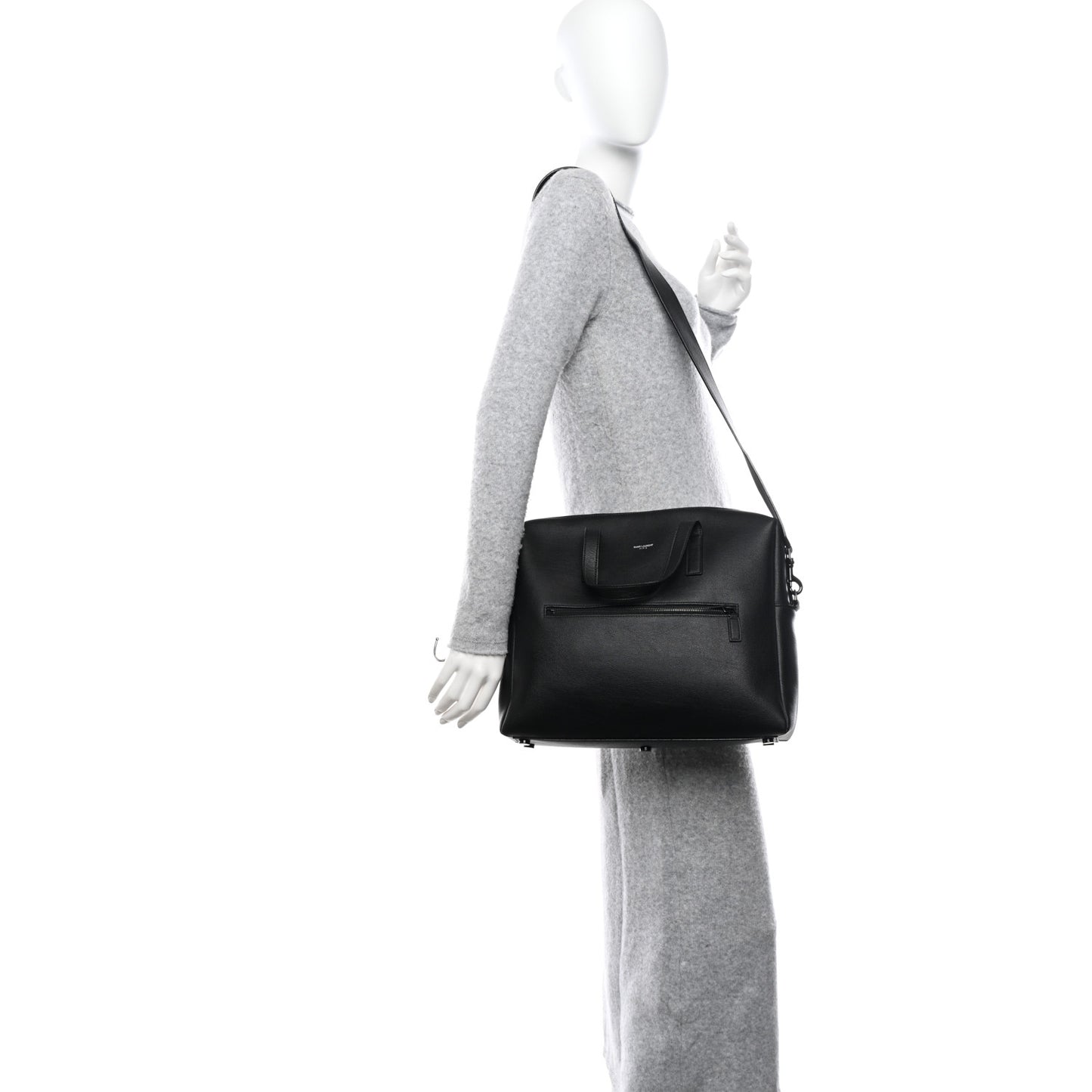 Calfskin Bold Briefcase Black