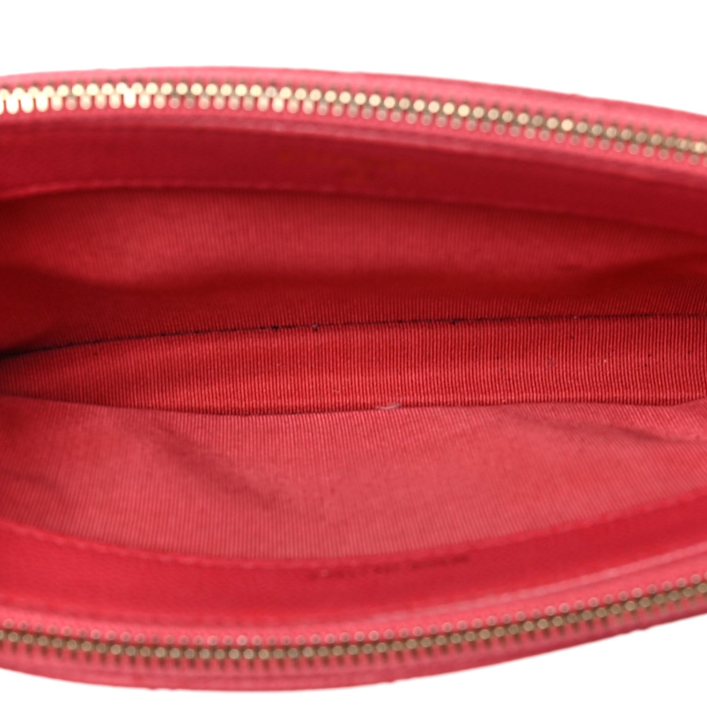 Caviar Quilted Small Clutch With Chain Pink