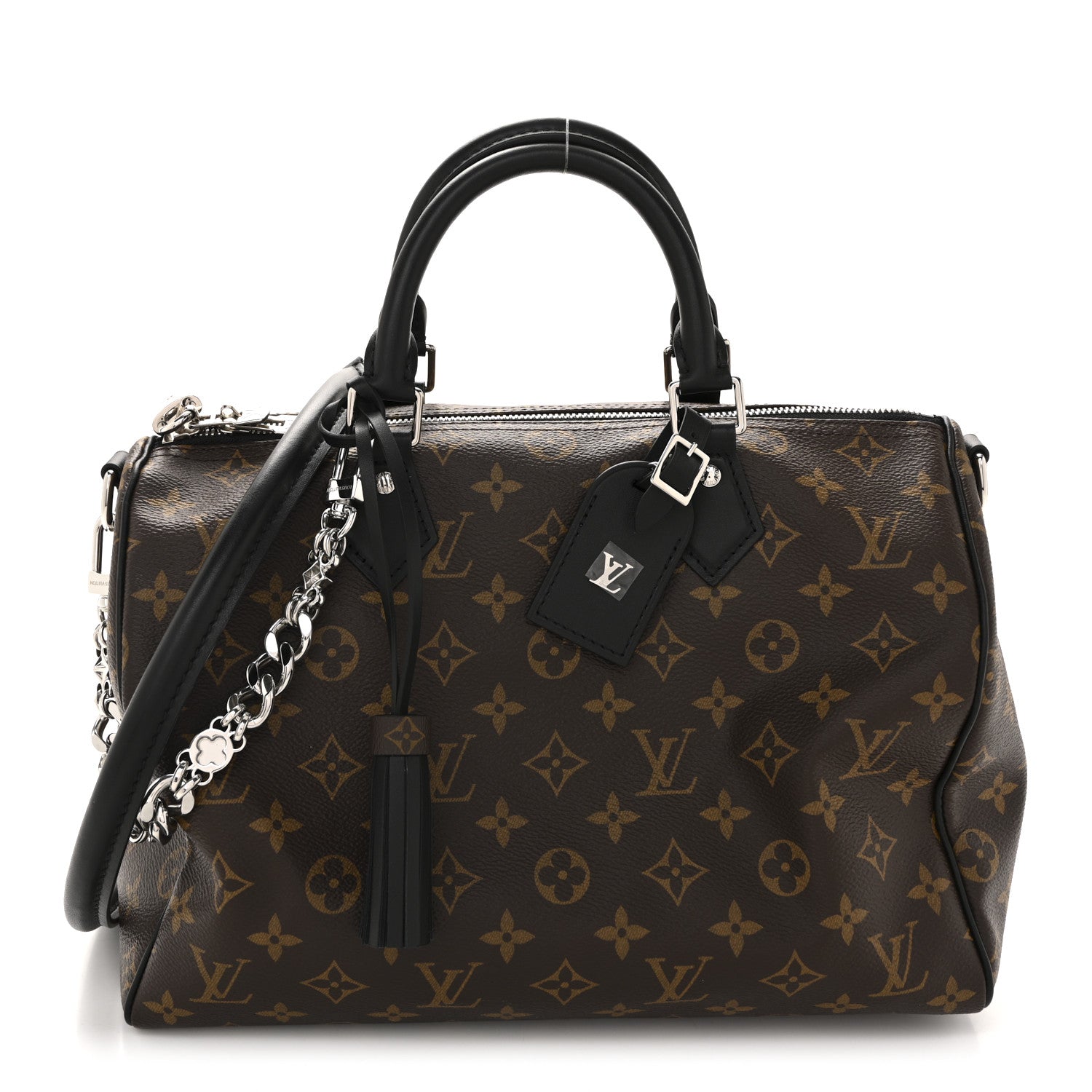 Louis Vuitton Monogram Speedy Soft 30 Dark 1802381 – FASHIONPHILE