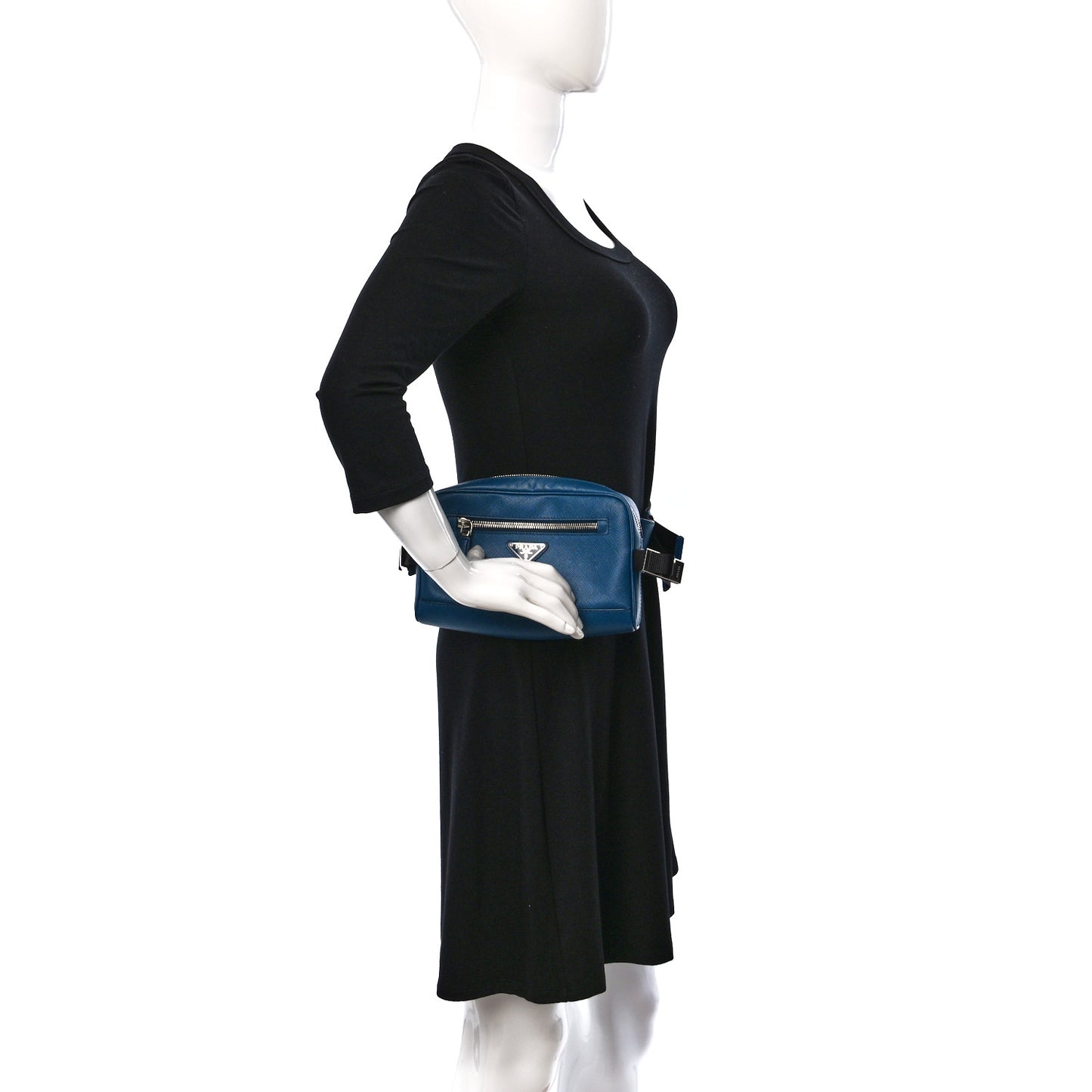 Saffiano Travel Belt Bag Oceano