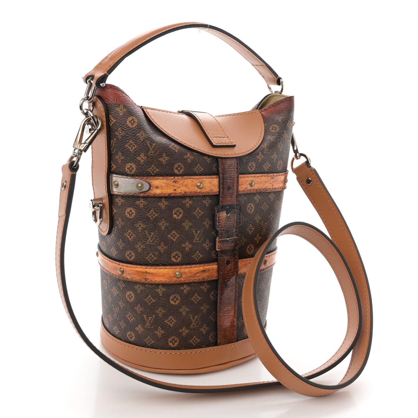 Transformed Monogram Time Trunk Duffle Bag